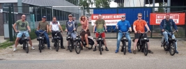Op de solex door de polder!