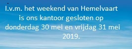 Hemelvaart 2019